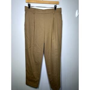 Loft M Chic Pleated High Rise Ankle Pants